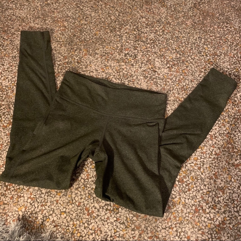 Olive Green Yoga Leggings